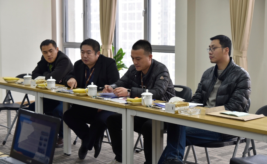 弘陽地產(chǎn)采購部一行來公司考察